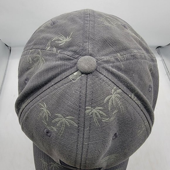 Travis Mathew Golf Adjustable Snapback Hat Cap Patch Gray All Over Graphic - Picture 6 of 9
